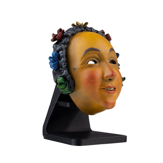 FRANSENKLEIDLE TÜCHLEHALTER BEMALT