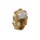 FRANSENKLEIDLE BROSCHE